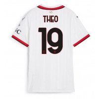 Dres AC Milan Theo Hernandez #19 Preč pre Ženy 2024-25 Krátky Rukáv